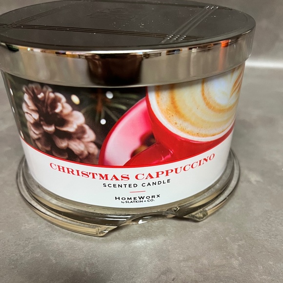 Homeworx Christmas Cappuccino Scented Candle - Picture 2 of 16